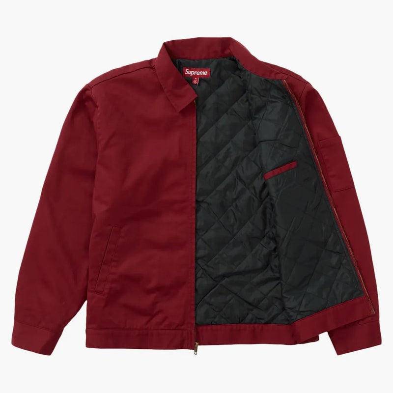 Supreme H.R. Giger Embroidered Work Jacket Red