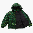Supreme H.r. Giger Jacquard Down Puffer Jacket Green