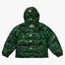Supreme H.r. Giger Jacquard Down Puffer Jacket Green