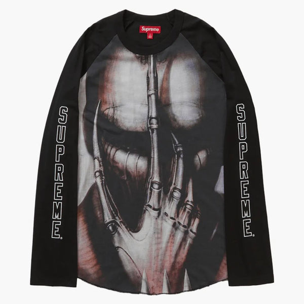 Supreme H.R. Giger Raglan L/S Top Black