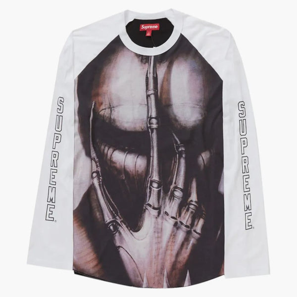 Supreme H.r. Giger Raglan L/s Top White