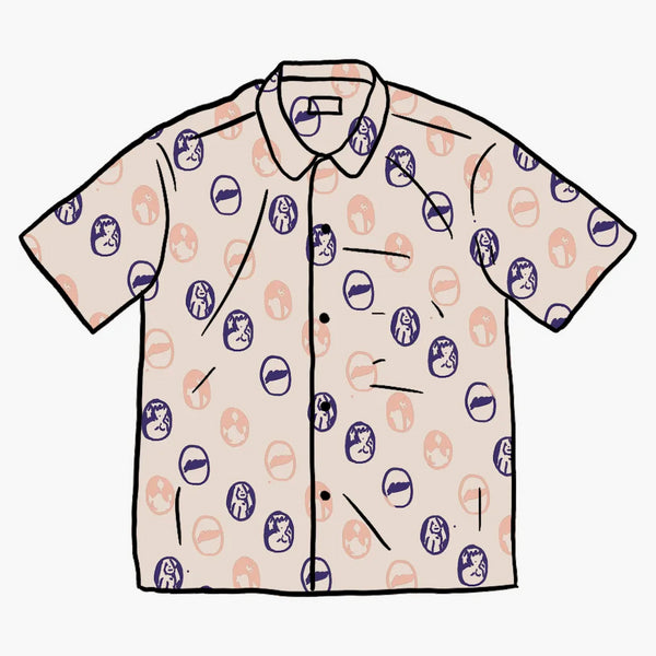 Nejvyšší hysterické kouzlo rozmazané dívky Rayon S/S tričko Offwhite