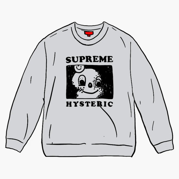 Högsta hysteriska glamour crewneck ash grå