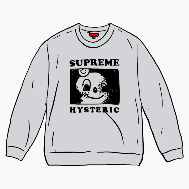 Högsta hysteriska glamour crewneck ash grå