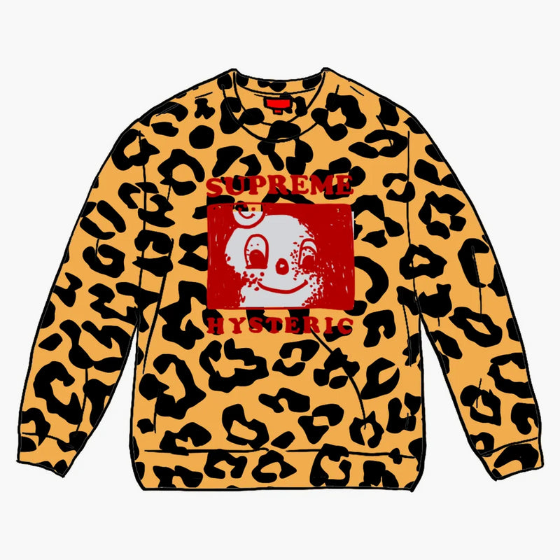 Högsta hysteriska glamour -crewneck leopard