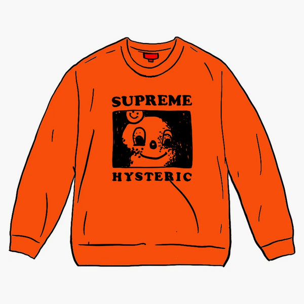 Högsta hysteriska glamour crewneck orange