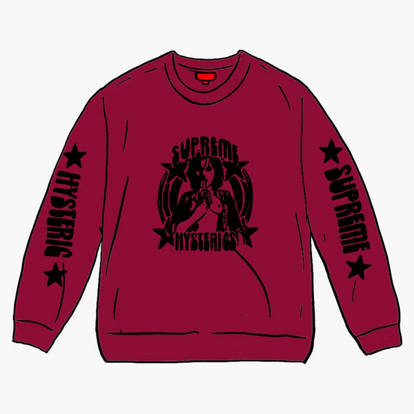Glamour isterico supremo l/s tè scuro magenta