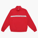 Nejvyšší polovina zipu zahřívá červená