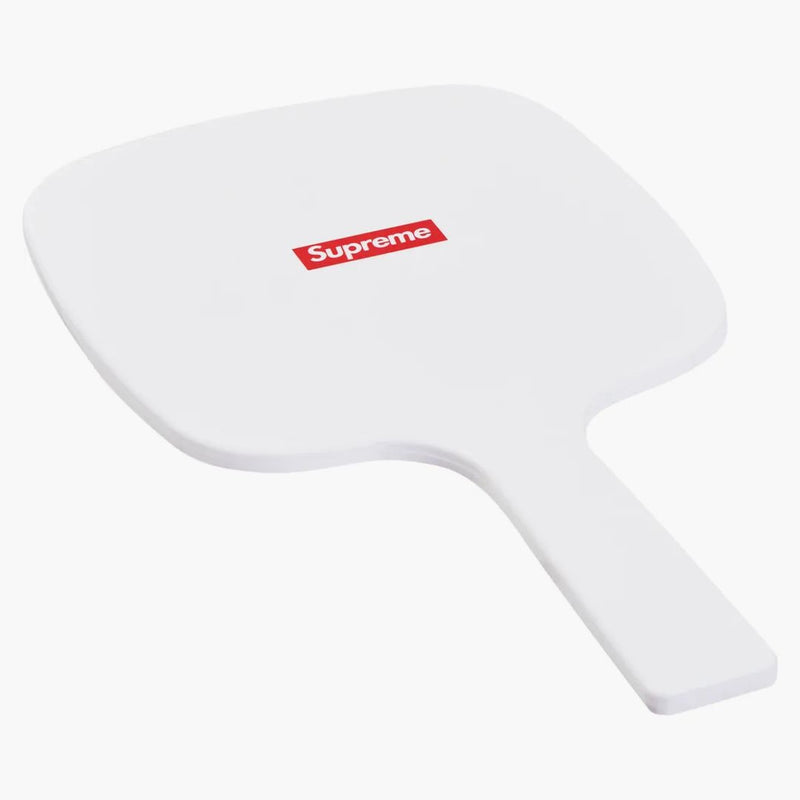 Högsta hand spegel vit