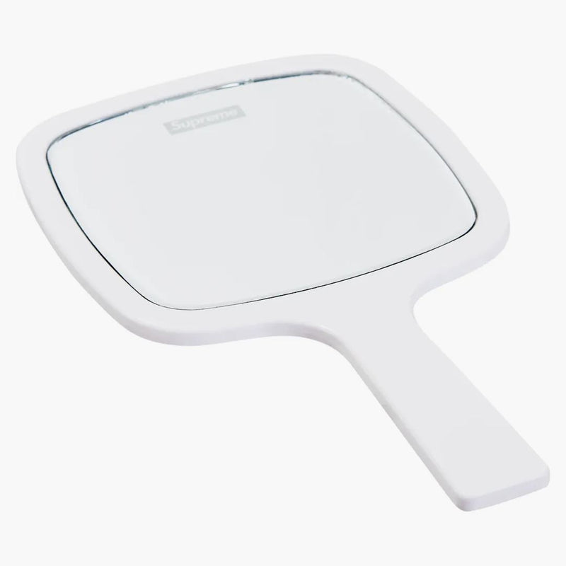 Högsta hand spegel vit