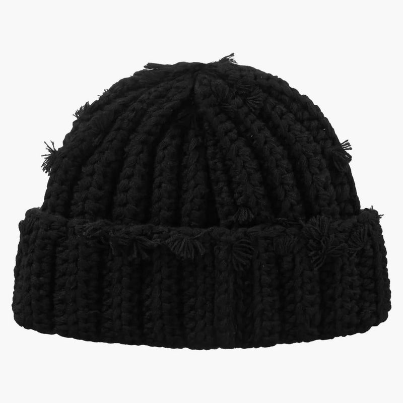 Supreme Hand bunden beanie svart