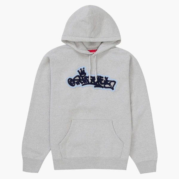Supreme Handstyle Hooded Sweatshirt Heather Grey