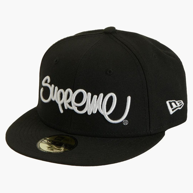 Supreme Handstyle New Era Black