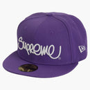 Supreme Handstyle New Era Purple