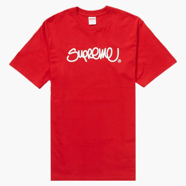 Supreme handstyle tea red