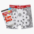 Supreme Hanes Bandana Boxer Briefs (2 Pack) White