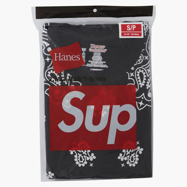 Supreme Hanes Bandanaless Tea (2 Pack) Černý
