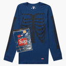 Equipaggio termico supremo Hanes Bones (1 pacchetto) blu