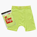 Slievi boxer supremi Hanes (2 pacchetti) giallo fluorescente