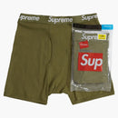 Supreme Hanes Boxer Briefs (2 Pack) Olive
