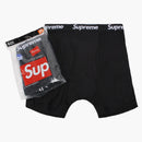 Supreme Hanes Boxer Briefs (4 Pack) Black