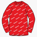Supreme Hanes Thermal Crew (1 pack) Red Logos
