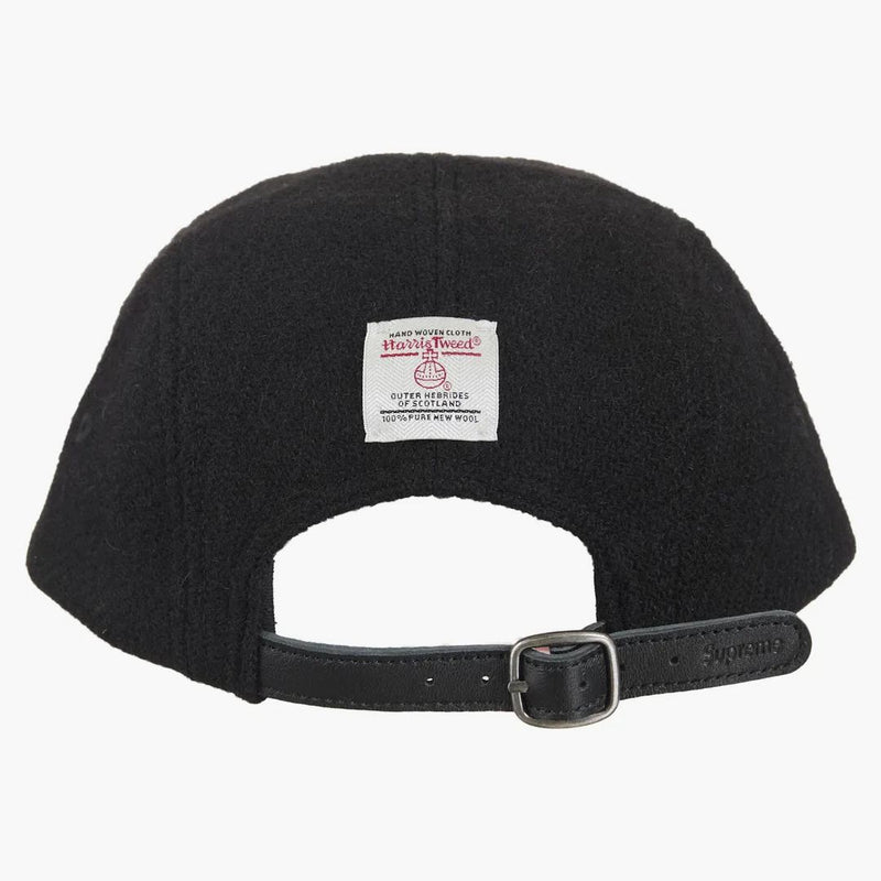 Nejvyšší Harris Tweed Camp Cap Black