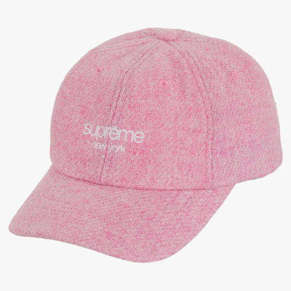 Supreme Harris Tweed Classic Logo 6-Panel Pink
