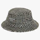 Supreme Harris tweed classic logo crusher black multi