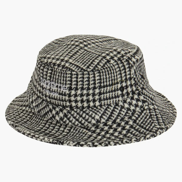 Supreme Harris Tweed Classic Logo Crusher Black Multi