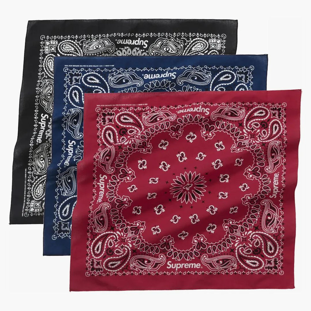 小物 Supreme / Hav-A-Hank Bandanas Supreme Bandanas (3 paczki) Multicolor - Kup w Hypenedz