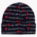 Supreme Hearts Beanie Navy