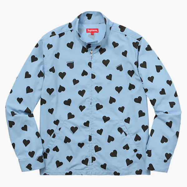 Supreme Hearts Harrington Jacket Light Blue