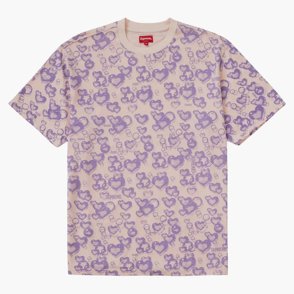 Supreme Hearts S/S Top Light Pink
