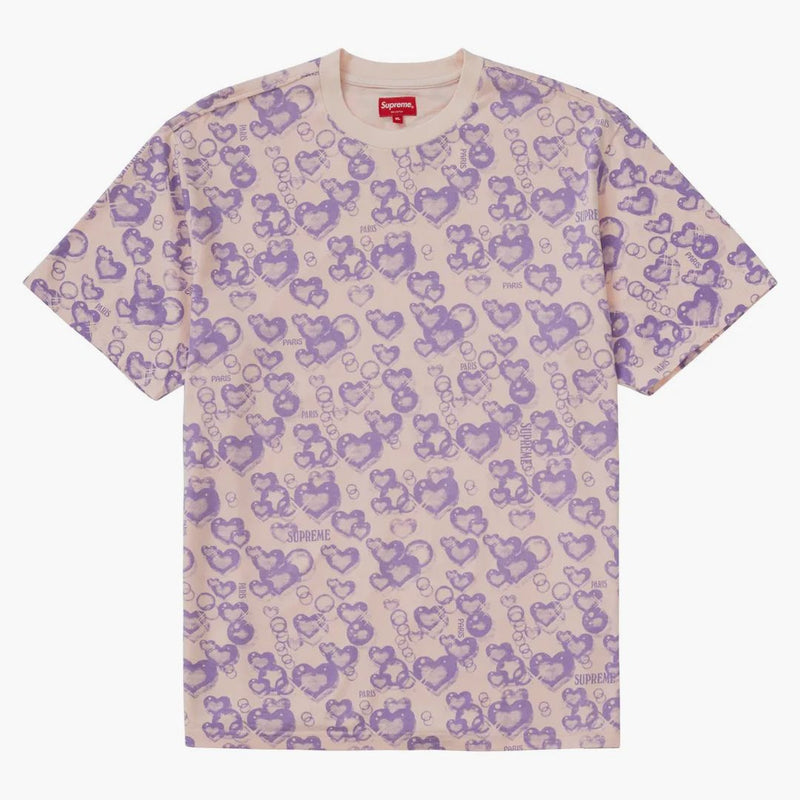 Supreme Hearts S/S Top Light Pink