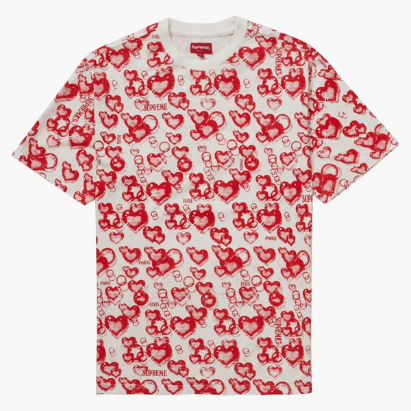 Supreme Hearts S/S Top White