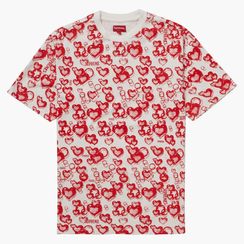 Supreme Hearts S/S Top White