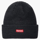 Supreme Heather Loose Gauge Beanie Heather Navy