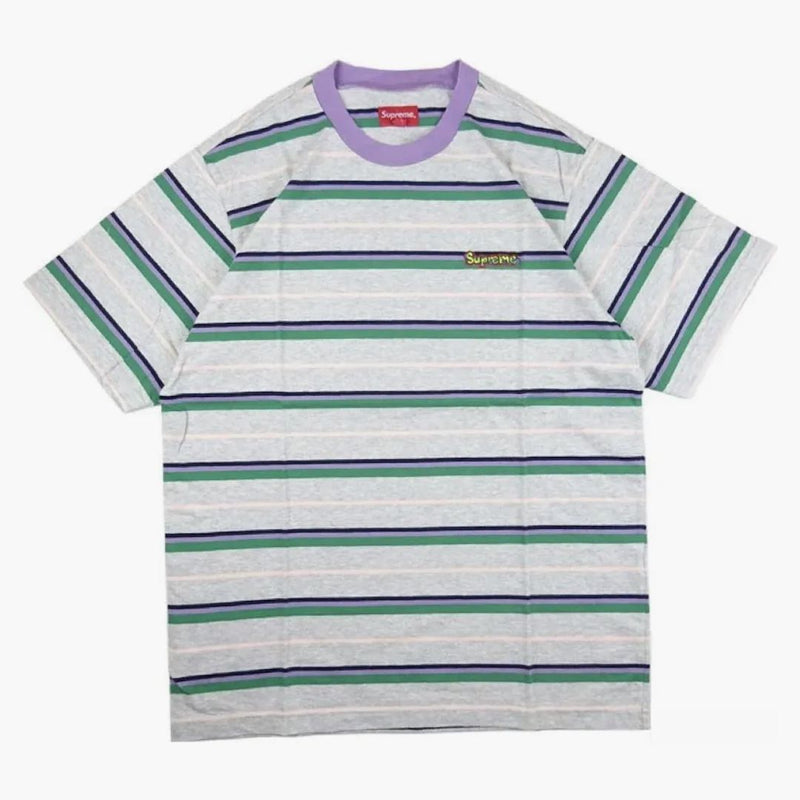 Supreme Heather Stripe Top Purple