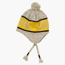 Supreme Heathered Earflap Beanie Oatmeal