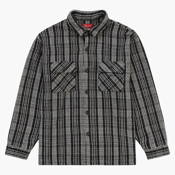 Supreme Heavy Flannel Shirt Black