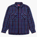 Camisa de franela pesada suprema Plum