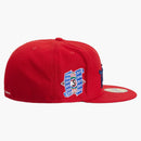 Supreme Hebrew New Era 59Fifty Fitted Cap Red