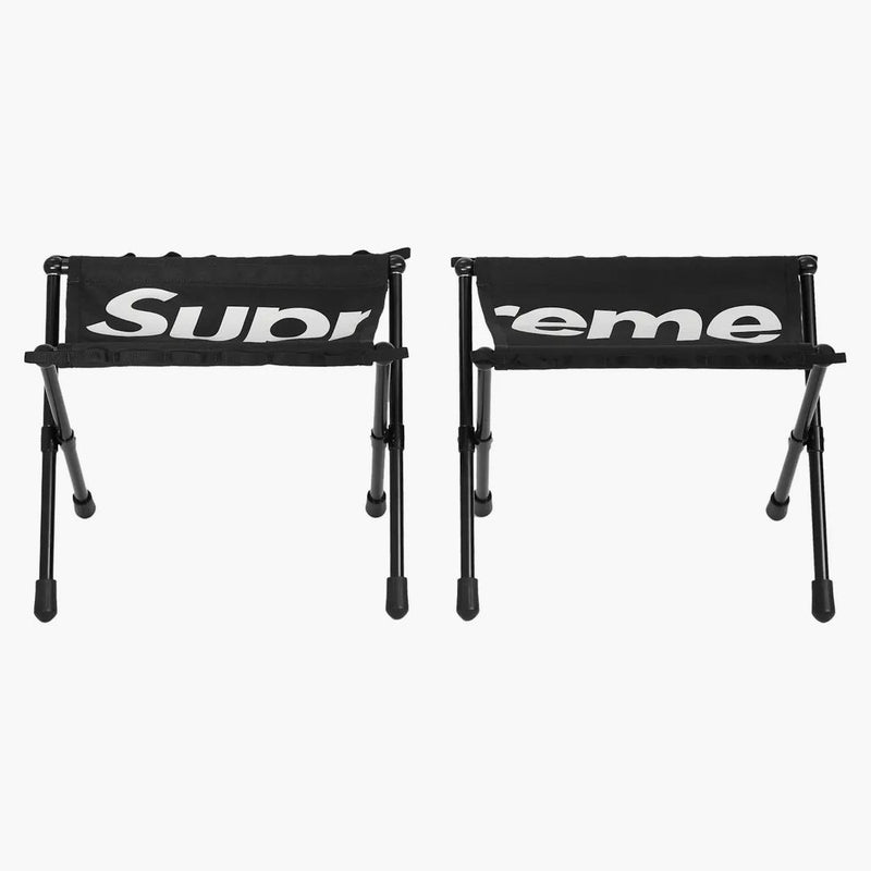 Sgabello da campo tattico supremo elinox (set di 2) nero