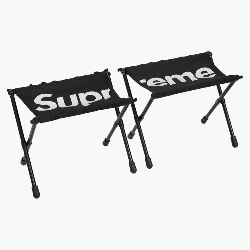 Sgabello da campo tattico supremo elinox (set di 2) nero