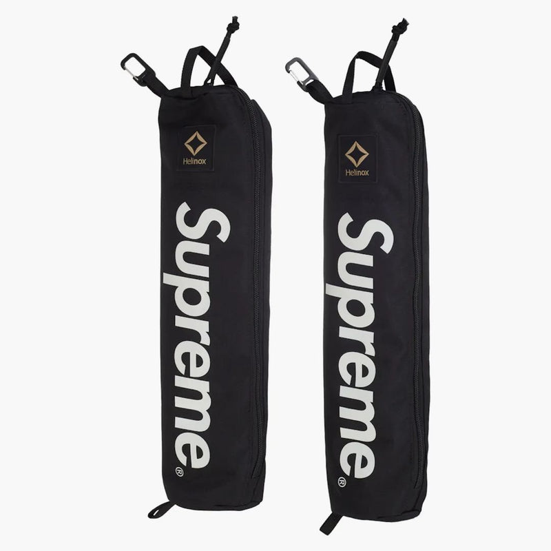 Sgabello da campo tattico supremo elinox (set di 2) nero