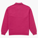 Supreme Herringbone Cardigan Pink