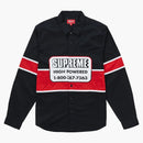 Supremo High Camisa de trabajo con alimentación negra