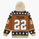 Suprema de sudadera con capucha de hockey (FW22) Brown