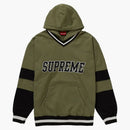 Supreme Hockey Hooded Sweatshirt Light Olive